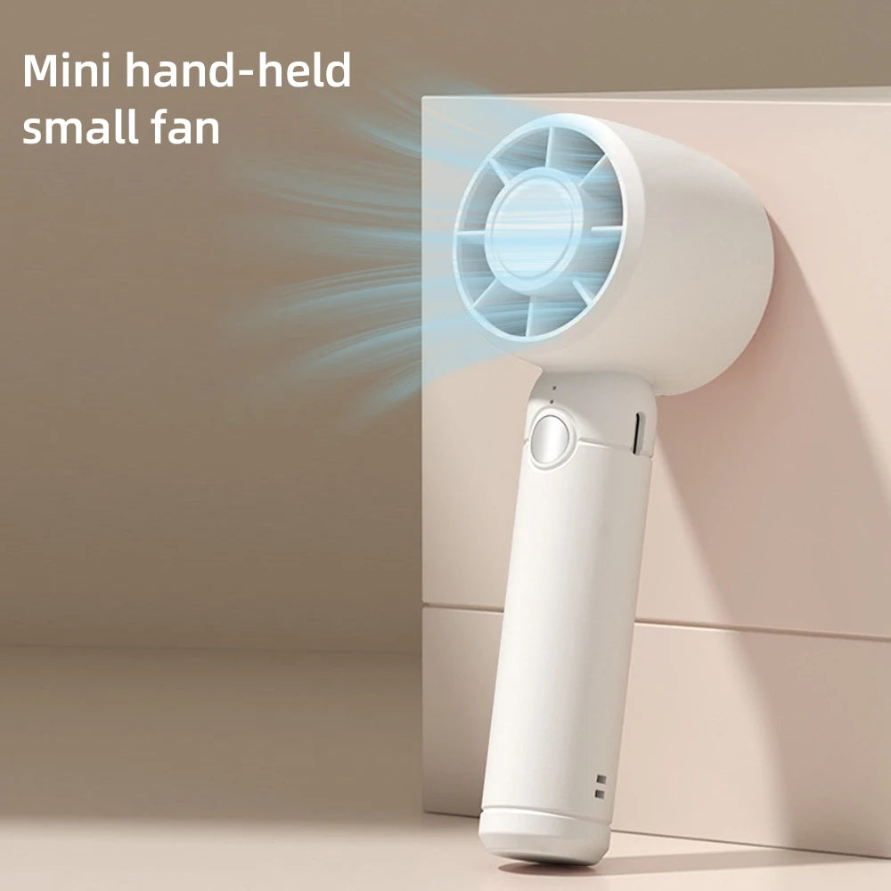 New USB Rechargeable Portable Handheld Cooling Mini Fan
